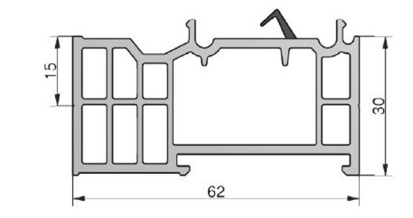 Schwellenunterbau technische Zeichnung eines Schwellenunterbaus