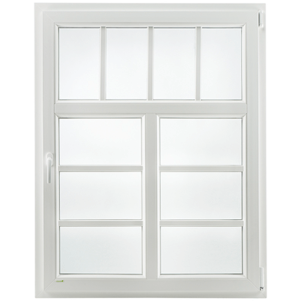 Frontansicht eines Aluplast Ideal 7000 Fensters