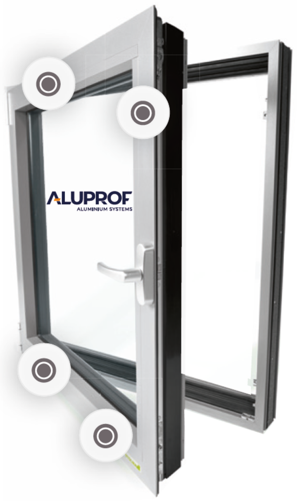 Fensterkonfigurator für Aluprof Aluminiumfenster