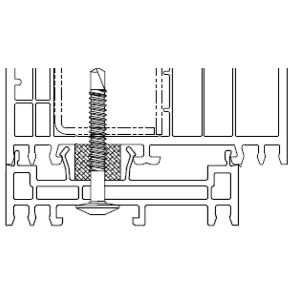Technische Zeichnung von STOLMA Salamander Verbreiterung 60mm - 60mm Nr. 476170, Verstärkung Nr. 249035 - Schnitt